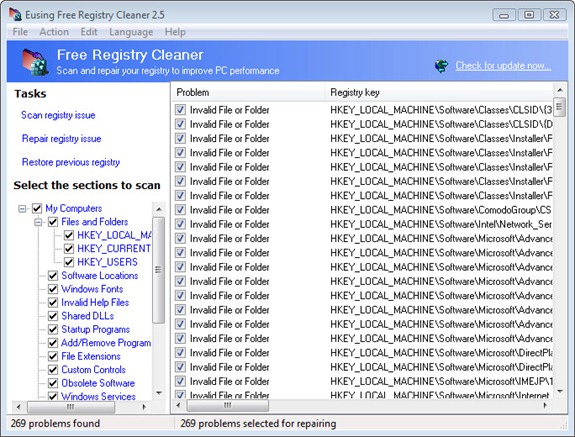 eusing-free-registry-cleaner