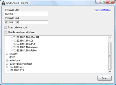 findsharedfolders