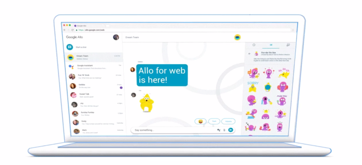 Google Allo on Desktop