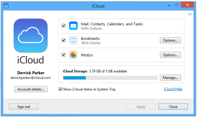 iCloud for Windows 3.0