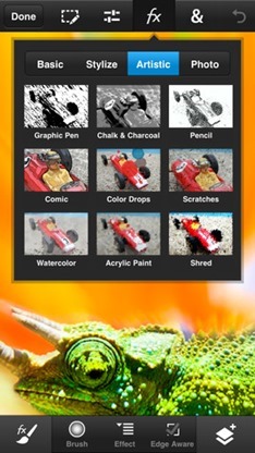 iPhone photoshop touch