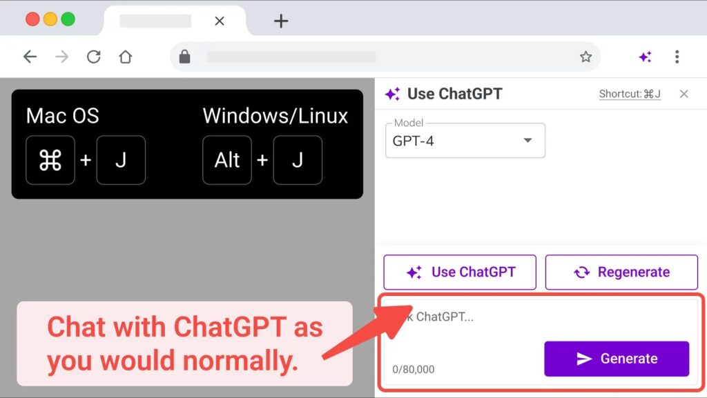 use ChatGPT on any Website