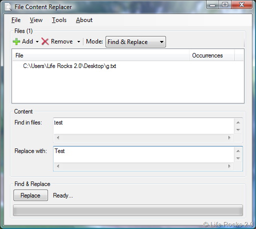 File Content Replacer