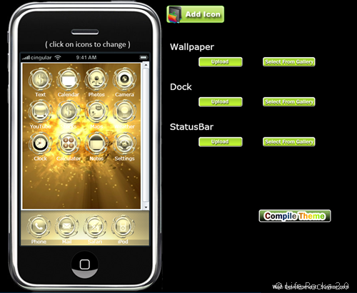 iPhone Theme Generator