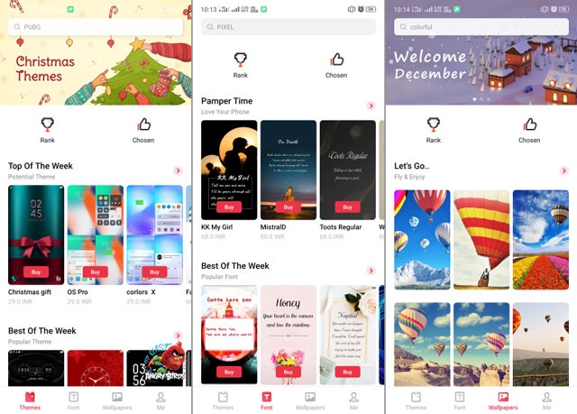 Get Wallpapers from Oppo Themes