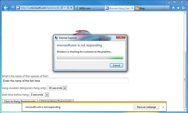 recover web page internet explorer