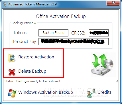 restore backup