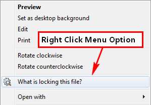 Right Click Menu