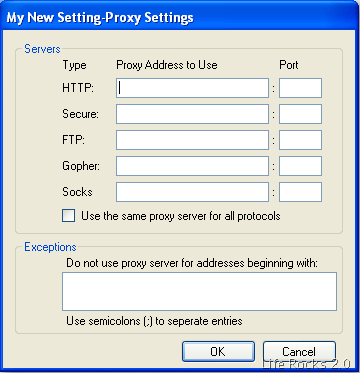 Proxy Settings