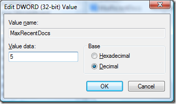 Registry value