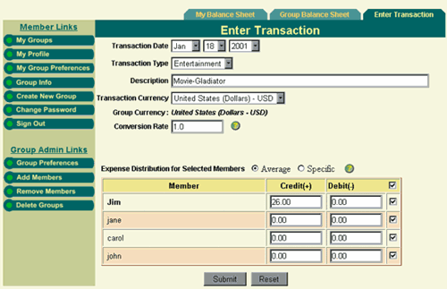Transactions