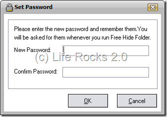 Set Master Password